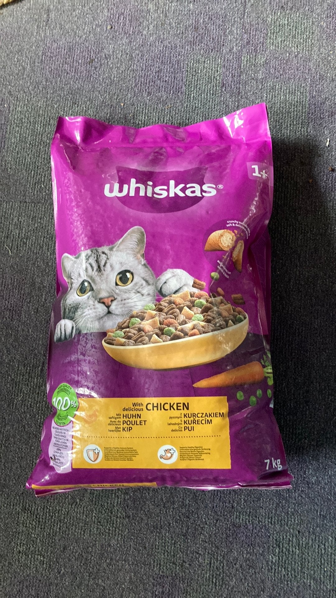 Whiskas kattenbrokjes 7 kg, Dieren en Toebehoren, Ophalen, Kat
