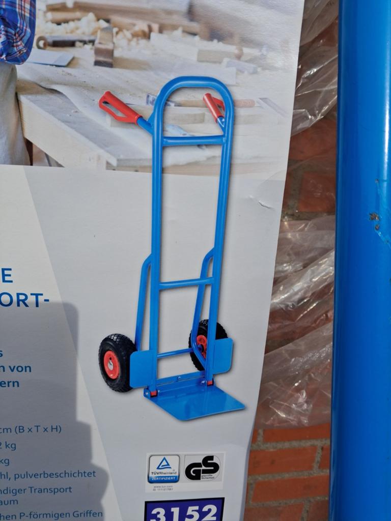 Nieuwe Workzone Transportkar / Steekwagen 150 kg, Doe-het-zelf en Verbouw, Transportwagens, Ophalen