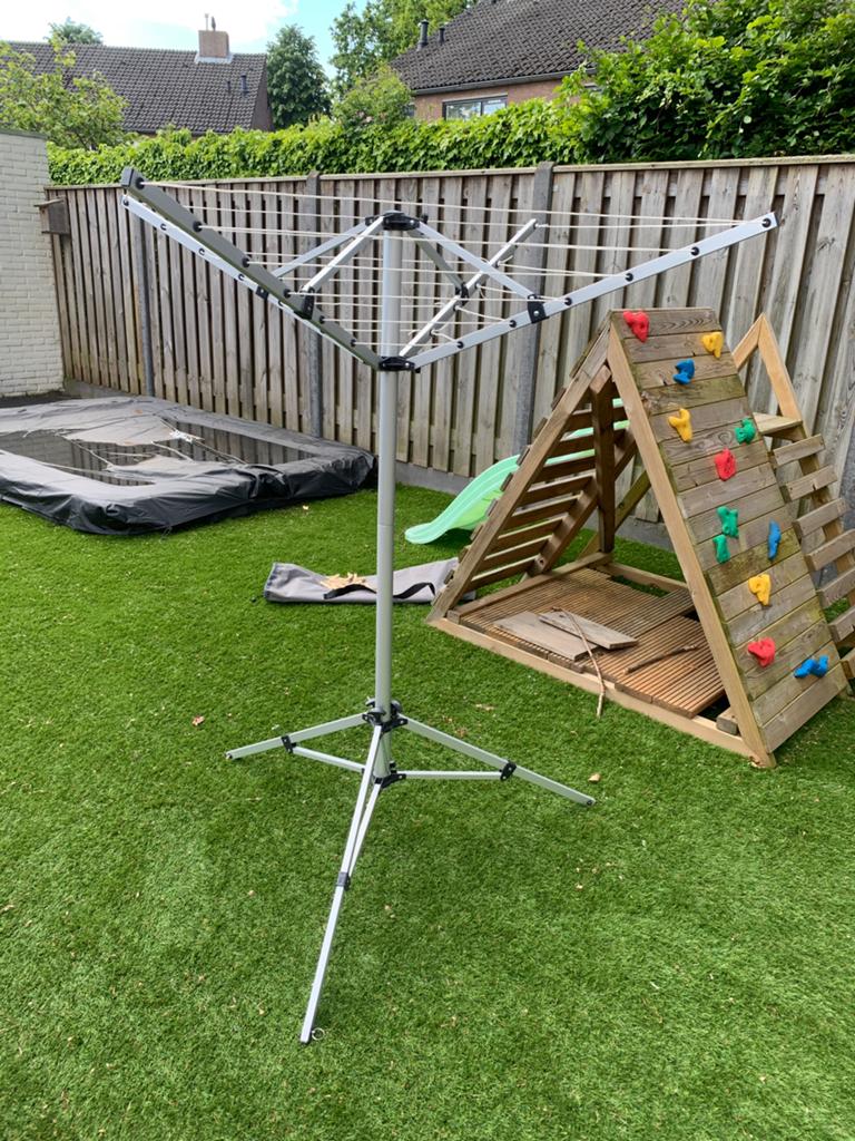 Droogmolen obelink camping waslijn, Ophalen of Verzenden, Zo goed als nieuw