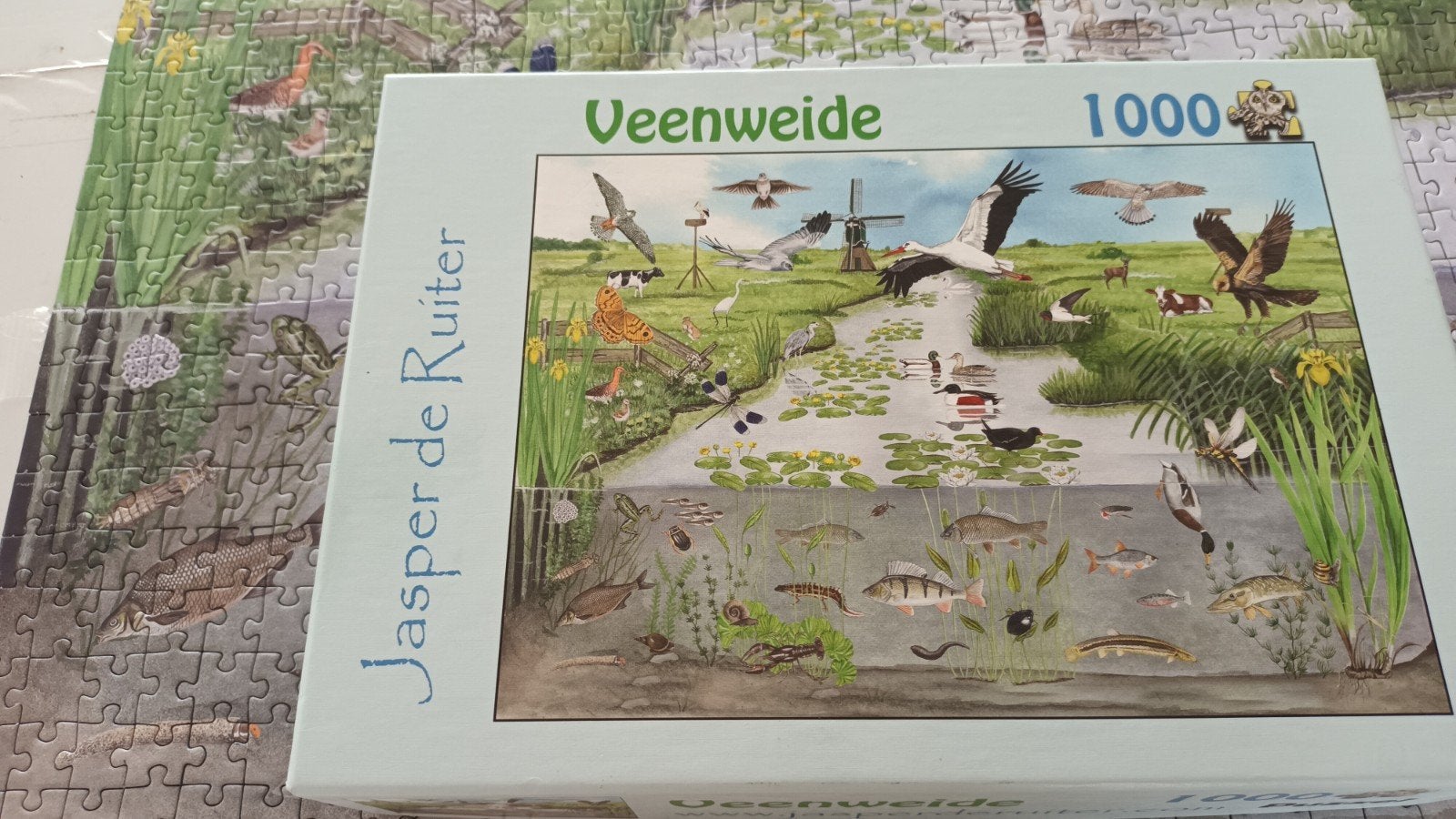 Leuke legpuzzel 1000 stukjes compleet - Veenweide, Ophalen