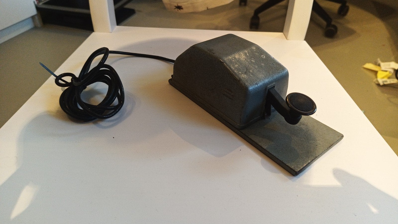 Junker Morse Sleutel - Vintage Telegrafie Apparaat, Ophalen of Verzenden, Gebruikt