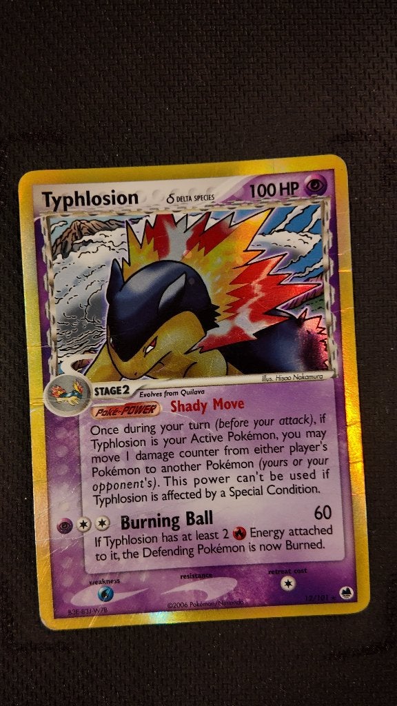 Typhlosion δ 4 12 Dragon Frontiers | Pokemon kaart, Ophalen, Zo goed als nieuw, Losse kaart, Foil