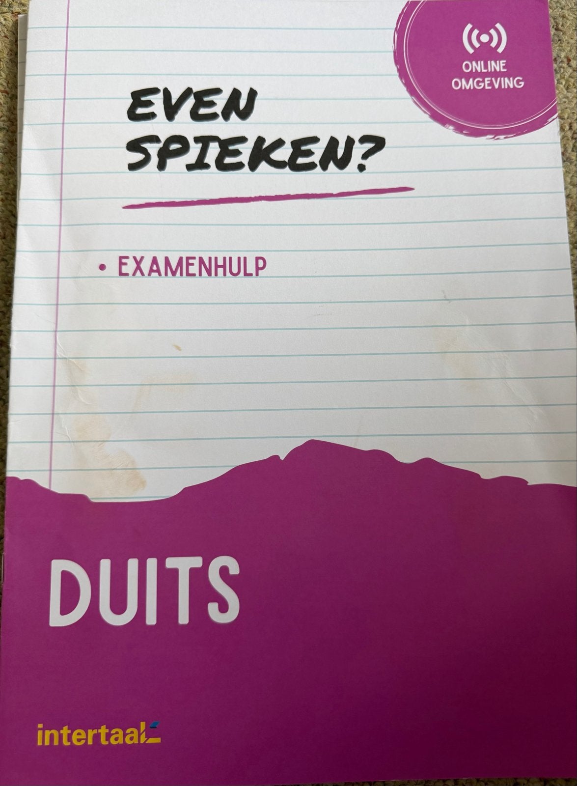 Even Spieken? Duits Examenhulp - Intertaal, Ophalen of Verzenden, Gamma, Zo goed als nieuw, Niet van toepassing