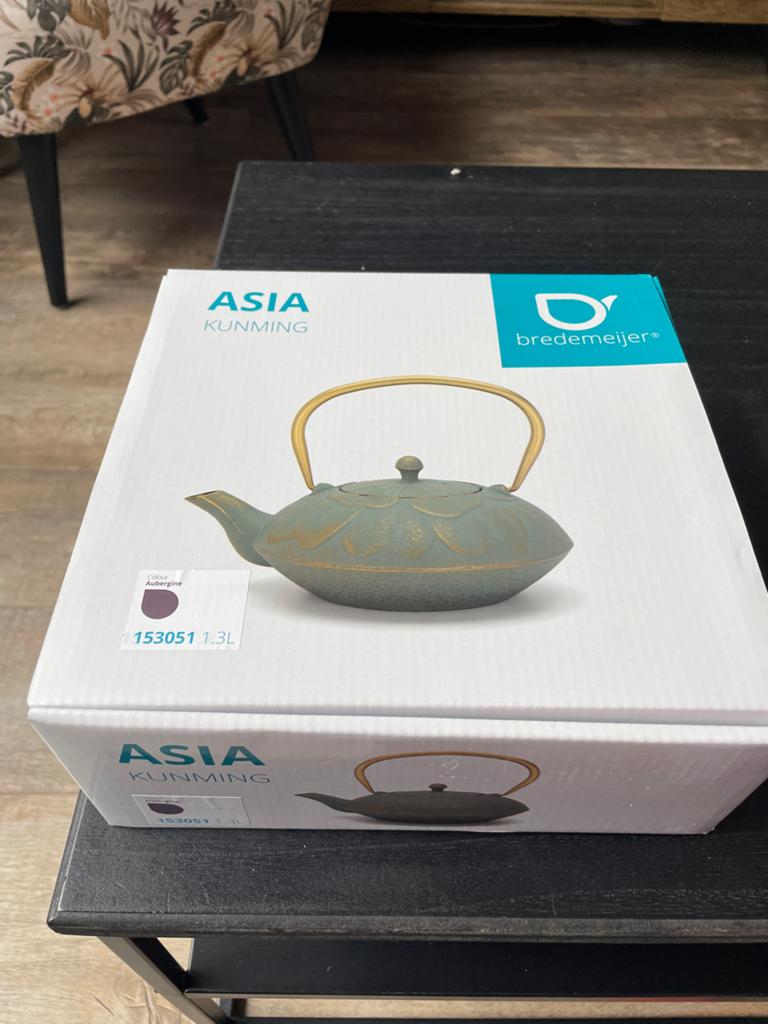 Bredemeijer Asia Kunming Theepot 1.3L - Nieuw in doos, Theepot/fluitketel, Bredemeijer, Nieuw, Ophalen of Verzenden