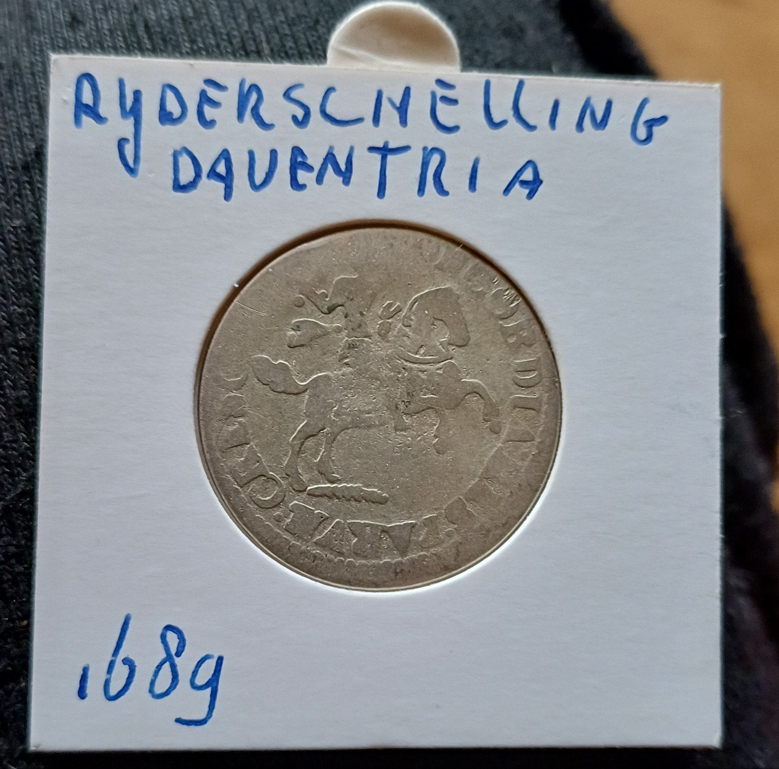 Zilveren Ruiterschelling Deventer 1689, Vóór koninkrijk, Zilver, Losse munt, Overige waardes