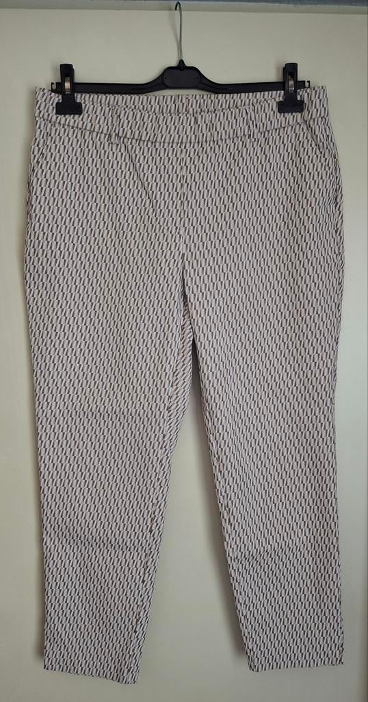 Broek: van Toni, Kleding | Dames, Beige, Maat 42/44 (L), Ophalen of Verzenden, Zo goed als nieuw