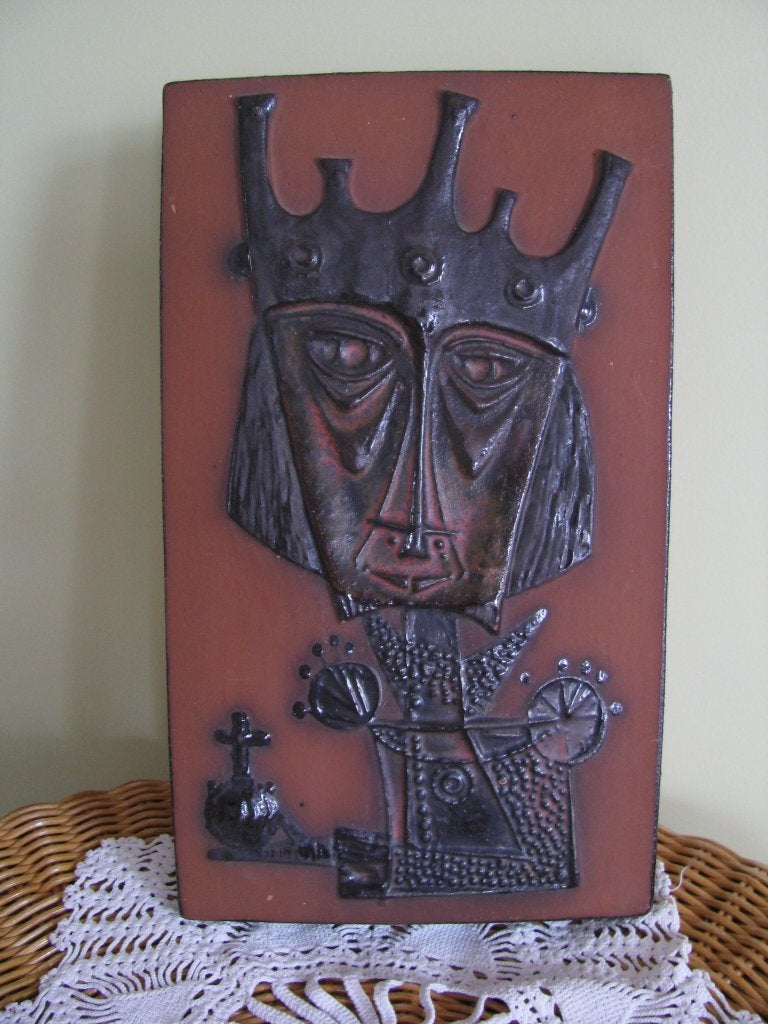 Karel IV met Kroon & Rijksappel & Scepter * Stara Keramiek *, Ophalen of Verzenden
