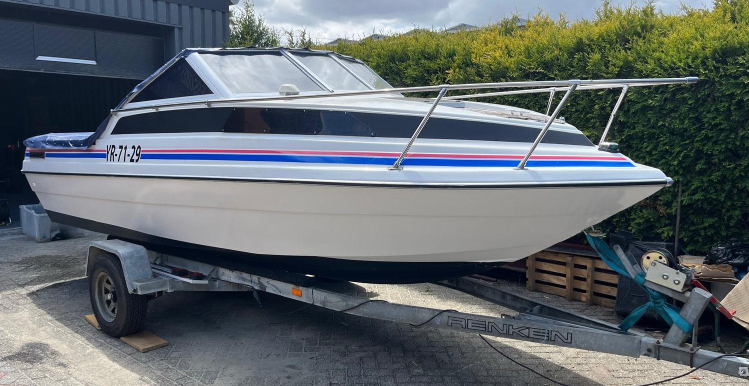 Renken 2000 Ford Cobra 120pk - incl. Trailer, Watersport en Boten, Speedboten, Zo goed als nieuw, Benzine, 70 tot 120 pk, Binnenboordmotor