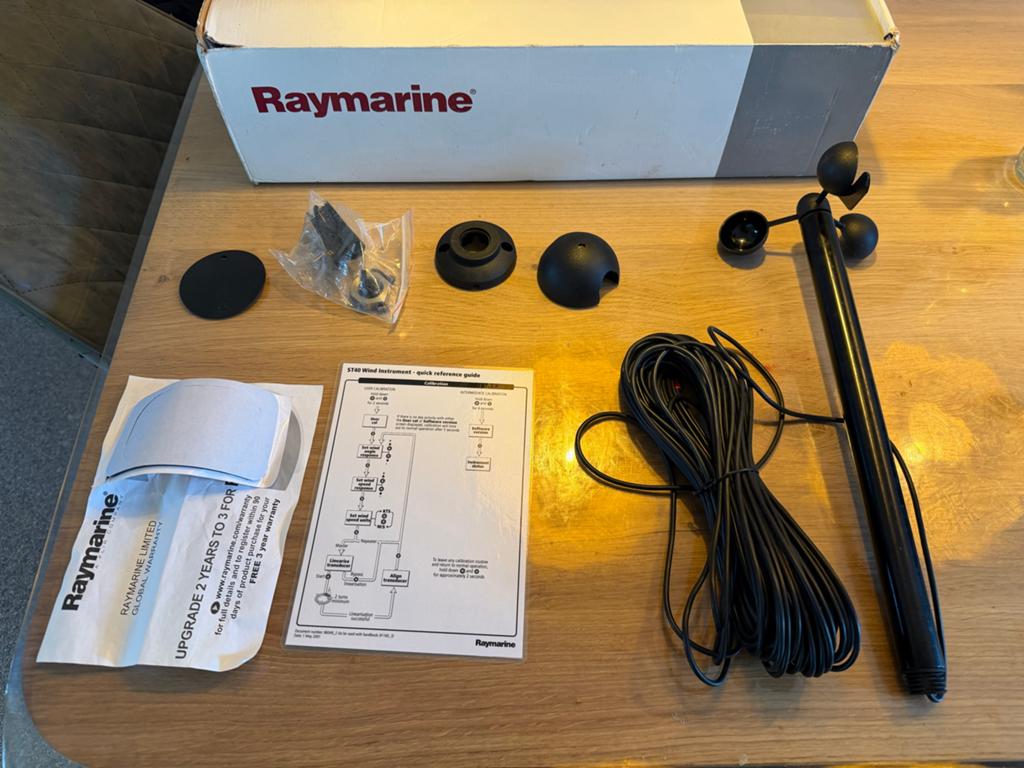 Raymarine ST40 Wind Transducer - Nieuw - met toebehoren, Watersport en Boten, Ophalen of Verzenden, Zo goed als nieuw, Kaartplotter of Fish Finder