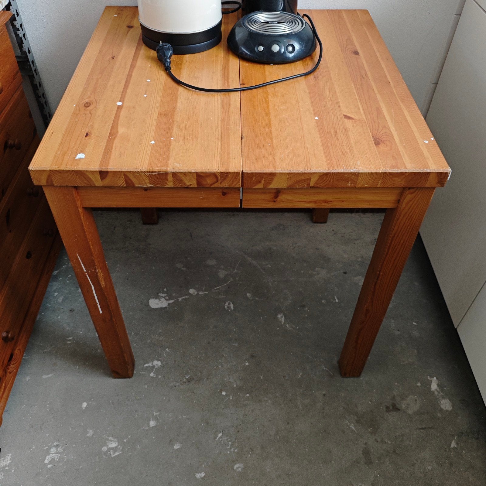 Gratis verlengbare tafel 70*70*73, Ophalen