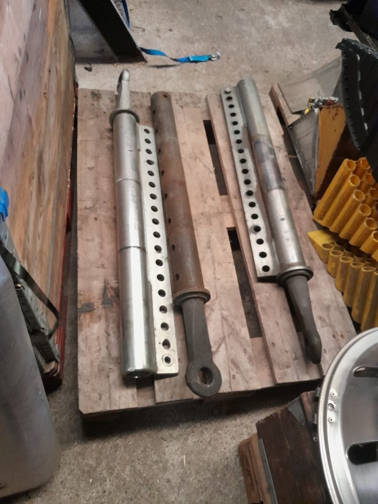 Schuif Triangel pijpenstelen 50mm oog, Auto-onderdelen, Ophalen, Gebruikt, Overige merken, Carrosserie en Plaatwerk