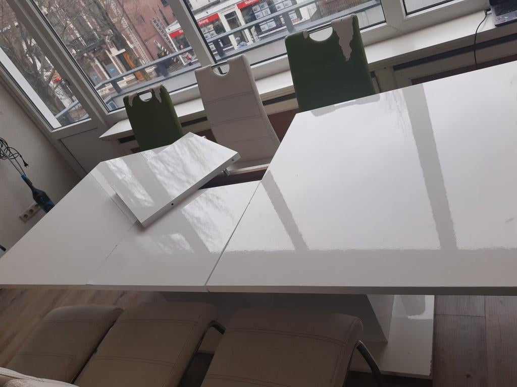 table and chairs, Huis en Inrichting, Tafels | Eettafels, Ophalen, Gebruikt, Dining table, 50 tot 100 cm