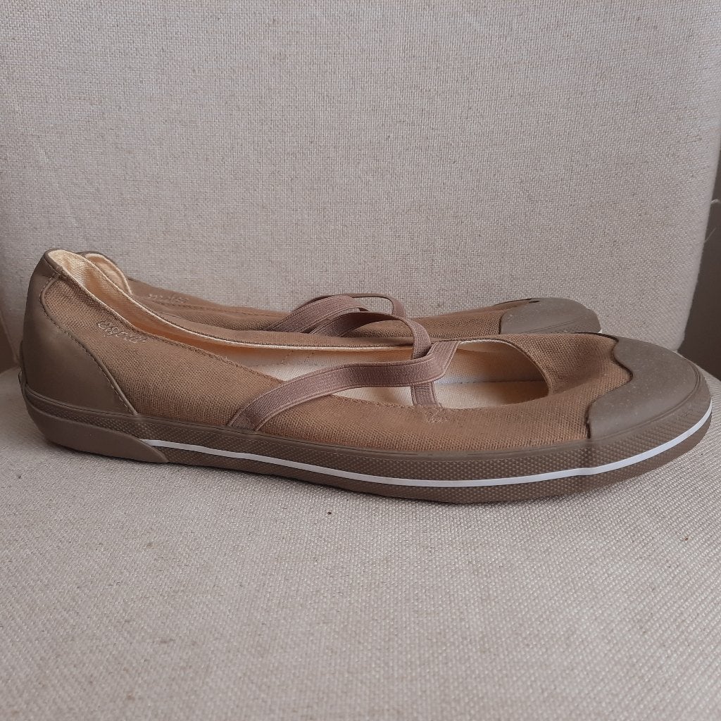 Esprit ballerina's taupe bruin canvas maat 42 - nieuw -, Kleding | Dames, Bruin, Nieuw, Esprit, Ballerina's
