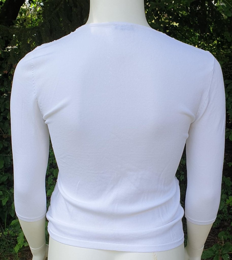 Gerry Weber mooie witte trui 40 M | stretch, Kleding | Dames, Truien en Vesten, Maat 38/40 (M), Verzenden, Wit, Zo goed als nieuw