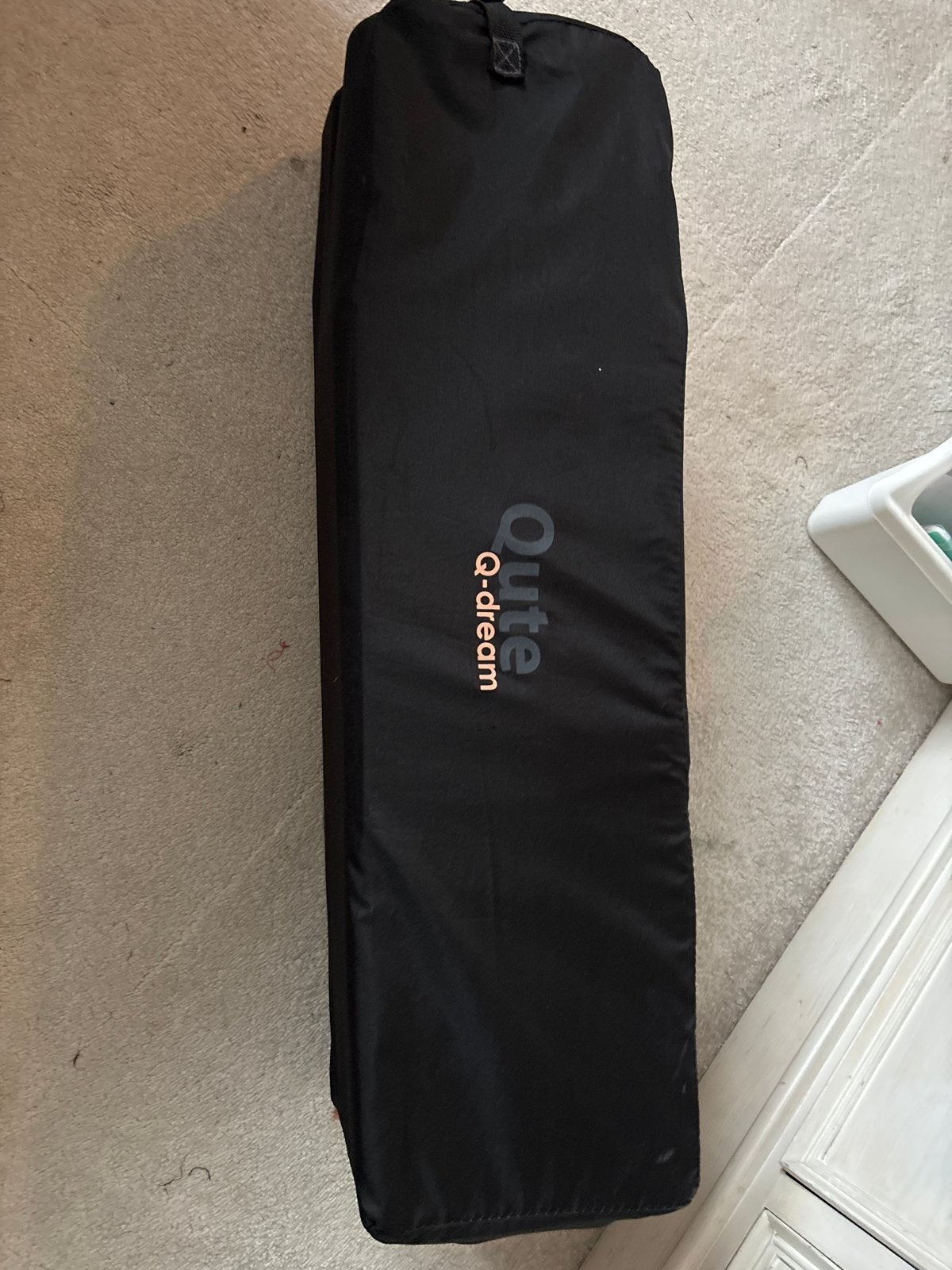 Qute Q-Dream Luxe Kinder Campingbedje met Verhoging, Ophalen, Zo goed als nieuw, Minder dan 140 cm, Minder dan 70 cm