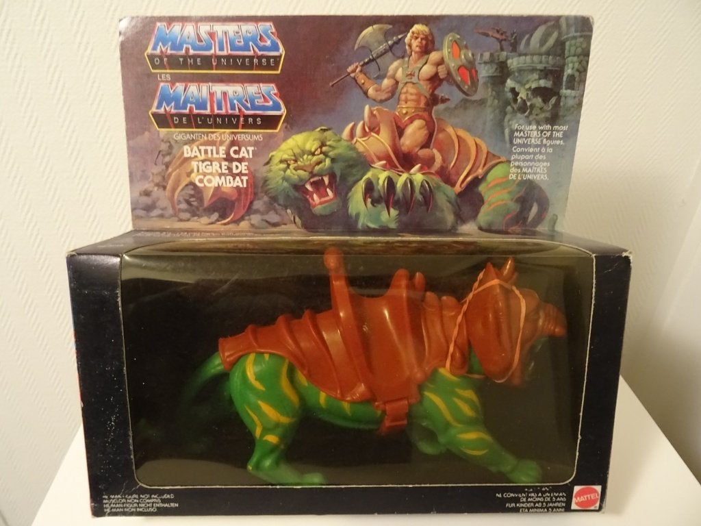 MASTERS OF THE UNIVERSE Battlecat en Panthor MISB, Verzenden