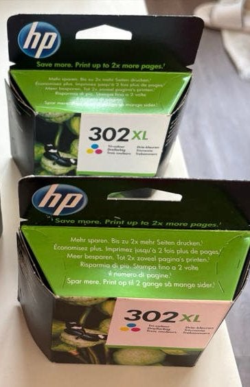 HP 302XL Inktcartridges - Kleur (2x), Computers en Software, Ophalen of Verzenden, Nieuw, Cartridge