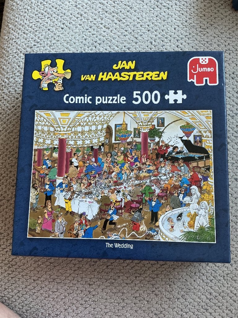 Puzzel  van Jan van Haasteren, Ophalen, 500 t/m 1500 stukjes, Zo goed als nieuw, Legpuzzel