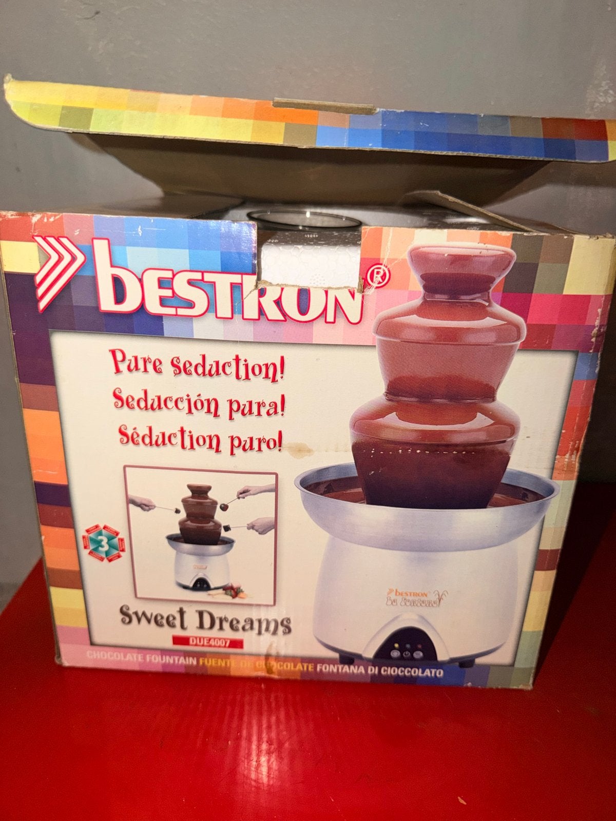 Bestron Chocoladefontein - Perfect voor Feestjes!, Ophalen of Verzenden, Zo goed als nieuw