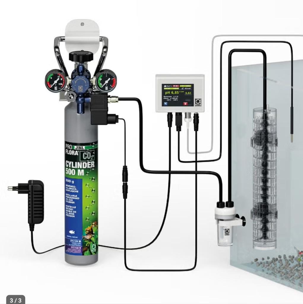 JBL Flora Co2 Set, JBL, Ophalen of Verzenden, CO₂-systeem, Gebruikt