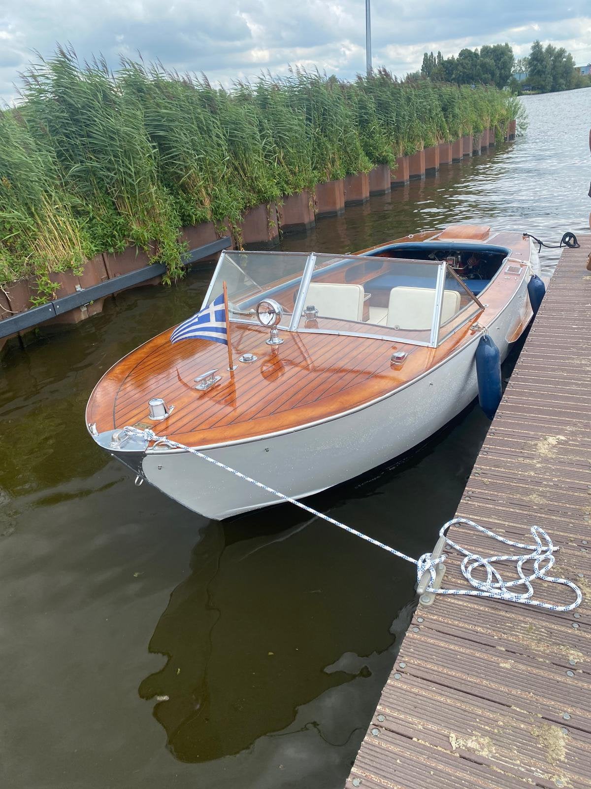 Klassieke speedboot Rohn Runabout 1968 incl trailer, Ophalen, Overige merken, Gebruikt, Binnenboordmotor