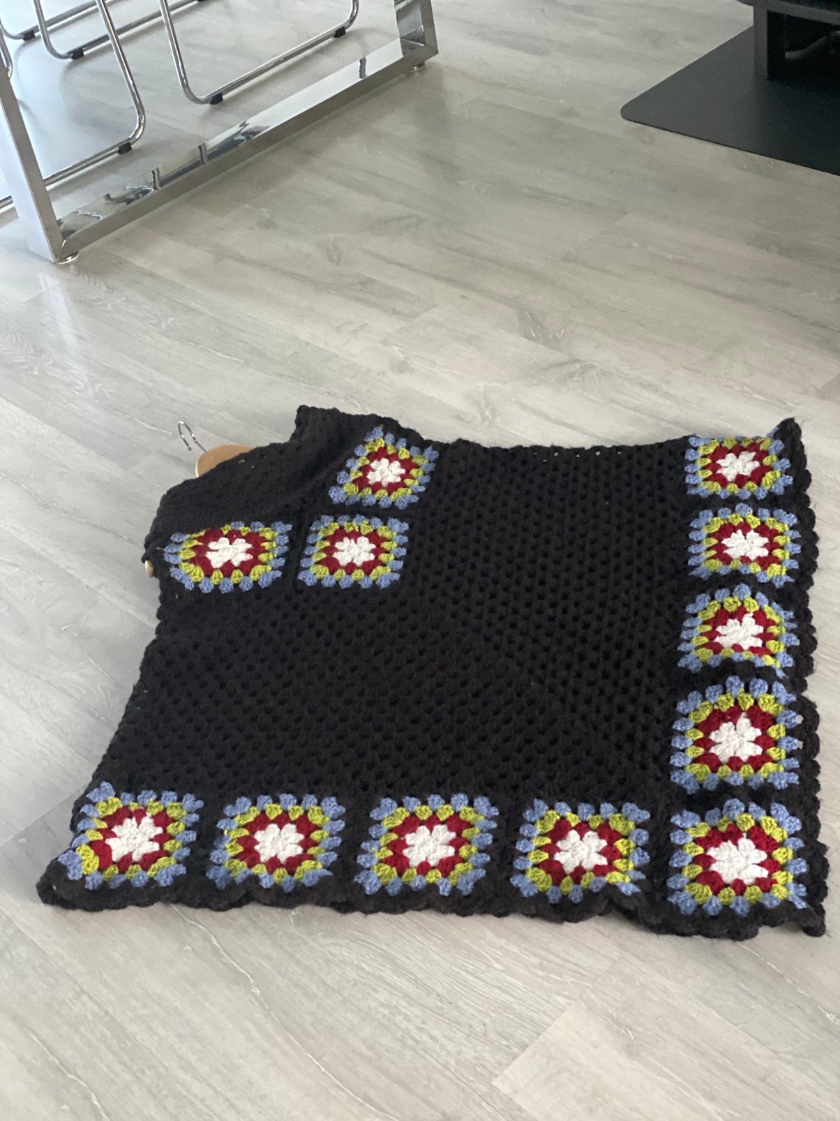 Gehaakt poncho zgan, Ophalen of Verzenden, Zo goed als nieuw