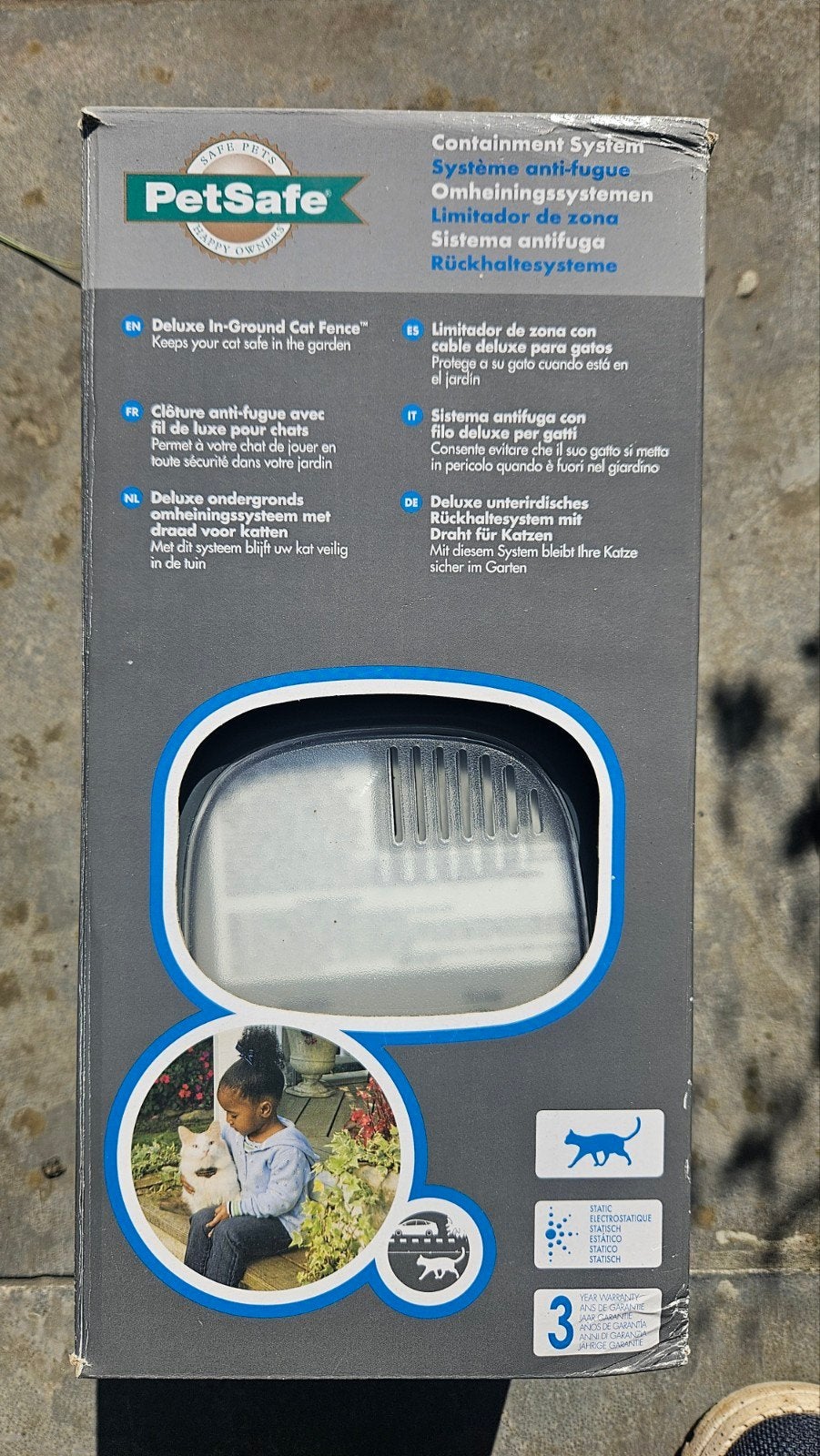 Petsafe Ondergrondse Omheining Kat - Petsafe PCF-1000-20, Verzenden, Zo goed als nieuw