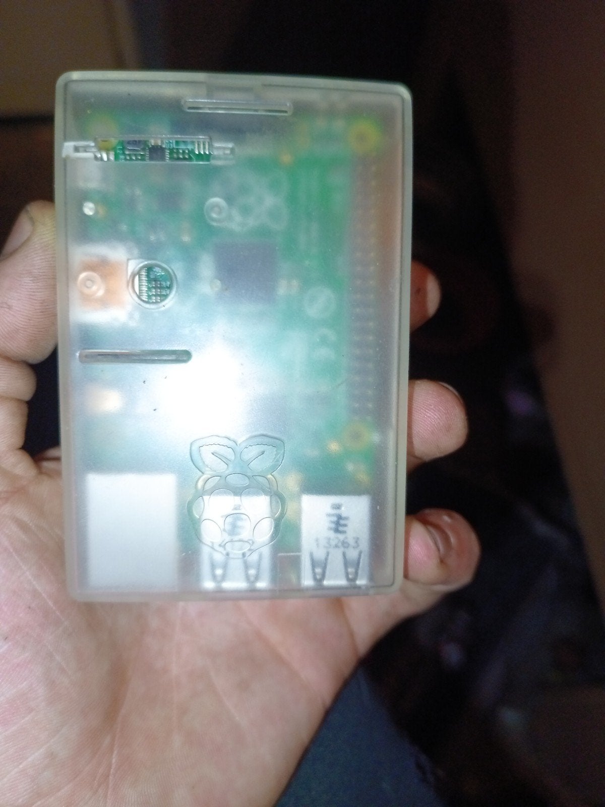 Raspberry Pi in transparante behuizing, Ophalen of Verzenden