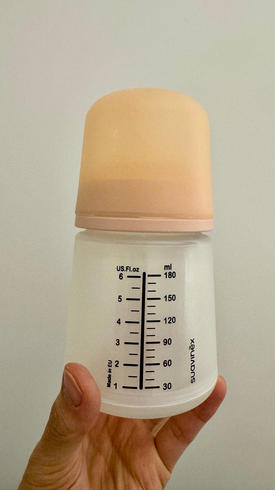 Suavinex Zero Zero Anti-Koliek Fles Borstvoeding - 180ml, Ophalen of Verzenden, Zo goed als nieuw, Overige typen