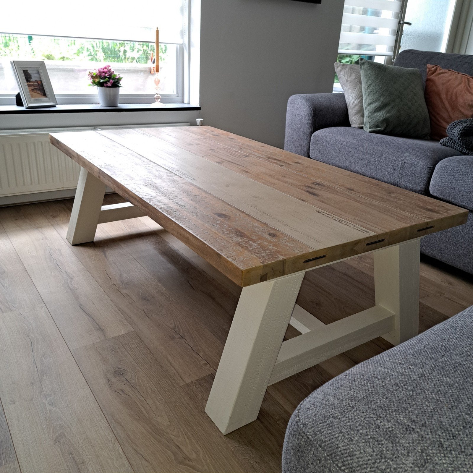 Salontafel Pronto Wonen 140x75 - Beschikbaar half augustus, Huis en Inrichting, Tafels | Salontafels, Ophalen, Gebruikt, 100 tot 150 cm