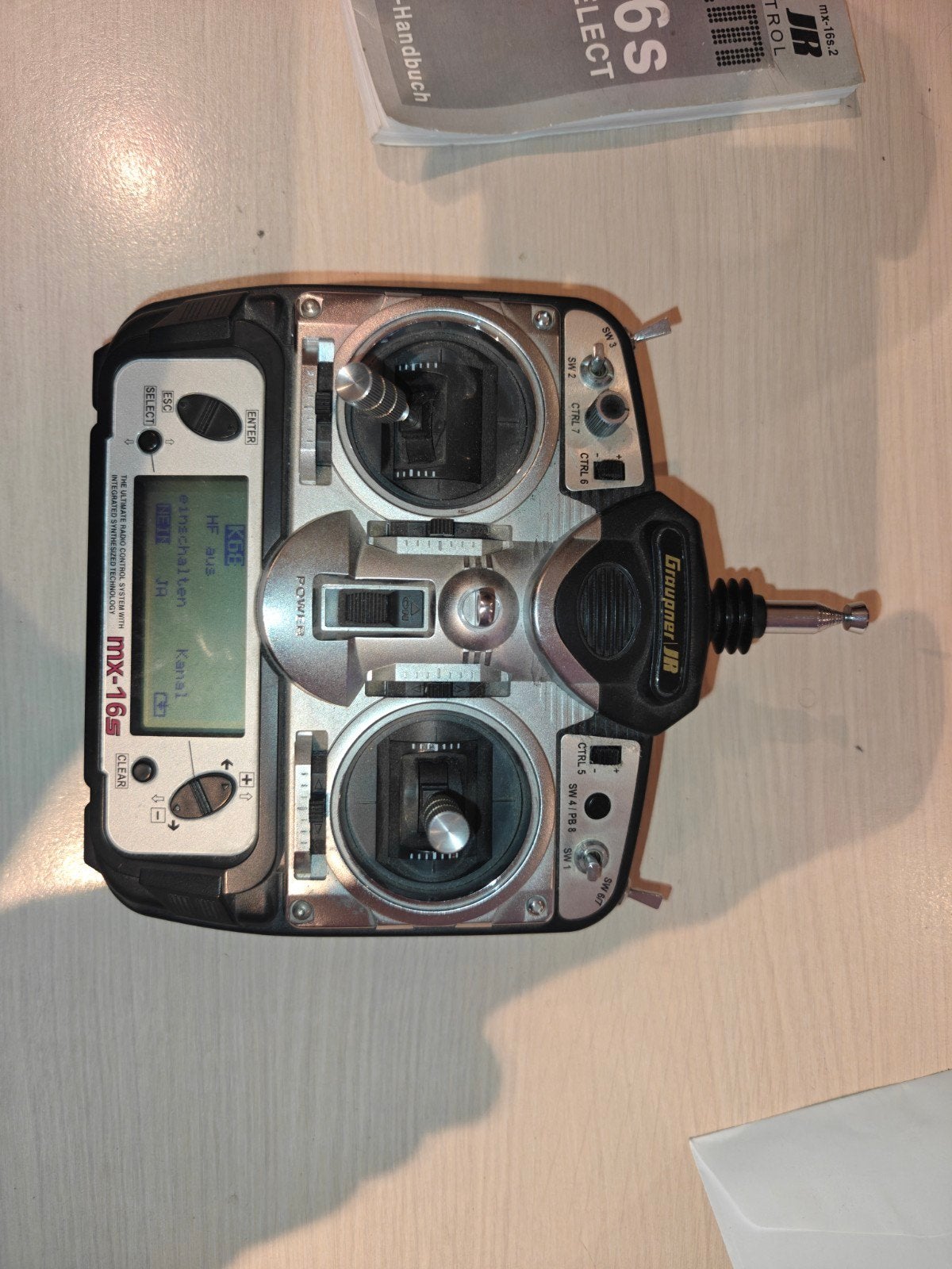 Graupner MX-16 en MX-12 zenders met handleiding, Ophalen of Verzenden, Gebruikt
