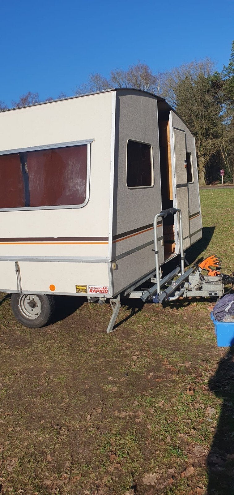 Rapido klapcaravan - 4 slaapplaatsen, Caravans en Kamperen, Vouwwagens, Overige kleuren, Aanwezig, Tot en met 4, Ophalen