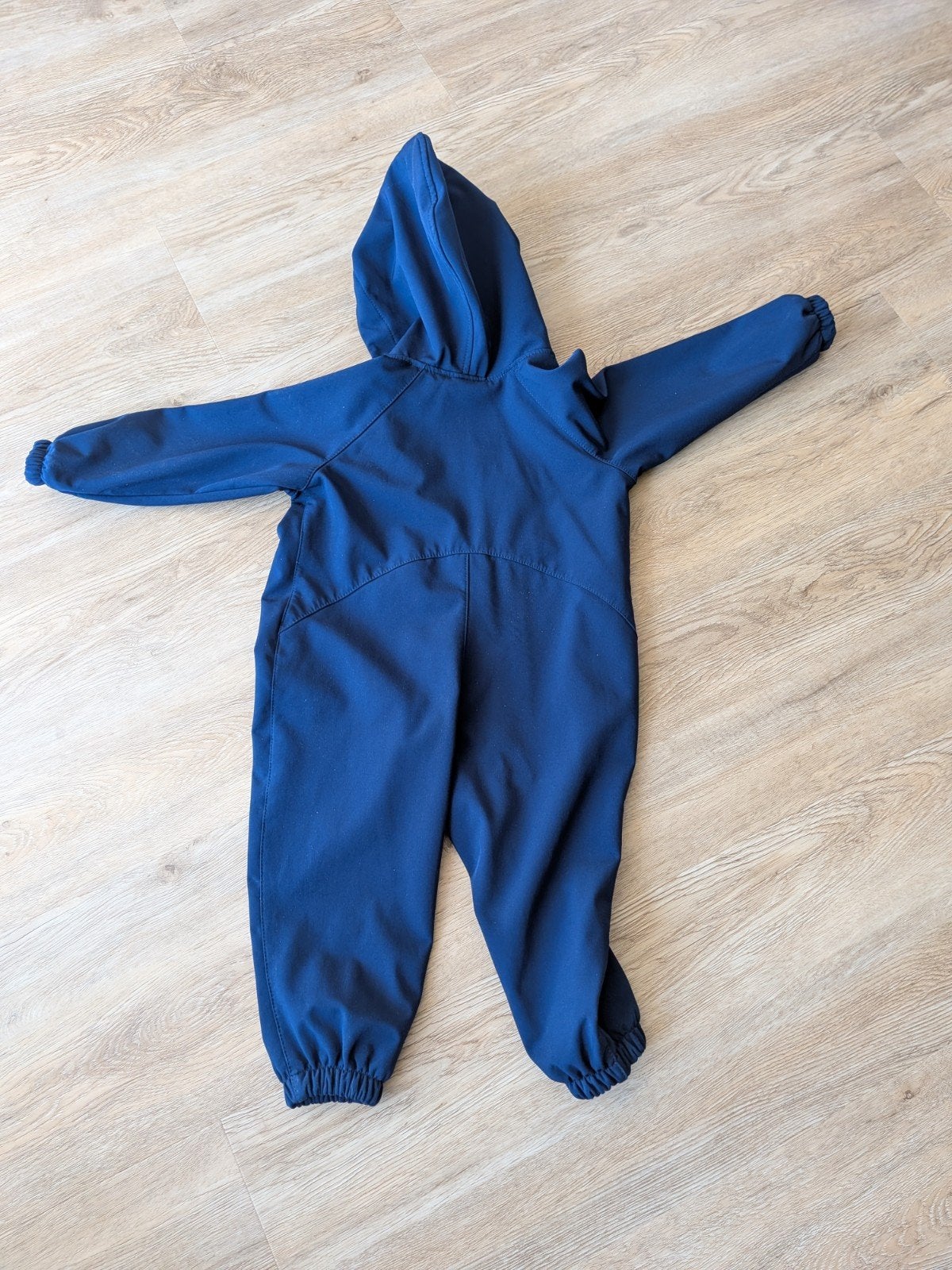 Blauwe softshell kinderoverall maat 86, Ophalen of Verzenden, Zo goed als nieuw, IELM, Overige typen
