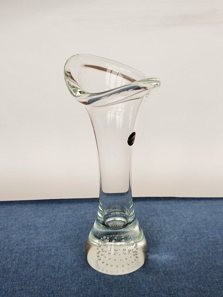 Vaas Emil Pfeiffer Kristaline Artglass Studioglas, Ophalen of Verzenden