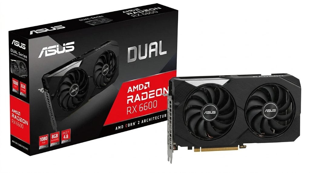 Asus Dual RX 6600 8GB - In perfecte staat (originele doos)