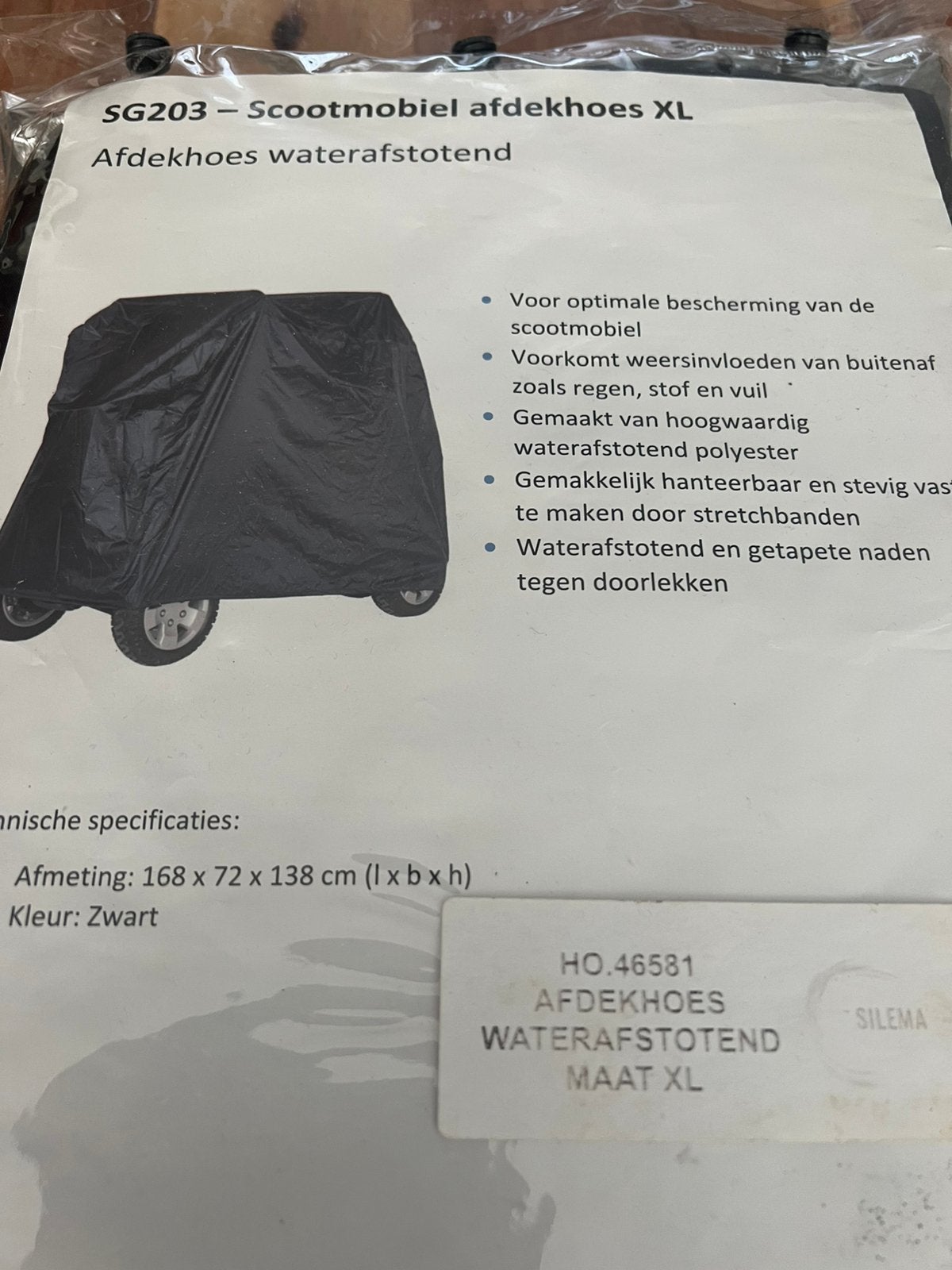 Scootmobiel afdekhoes XL, Diversen, Ophalen of Verzenden, Nieuw