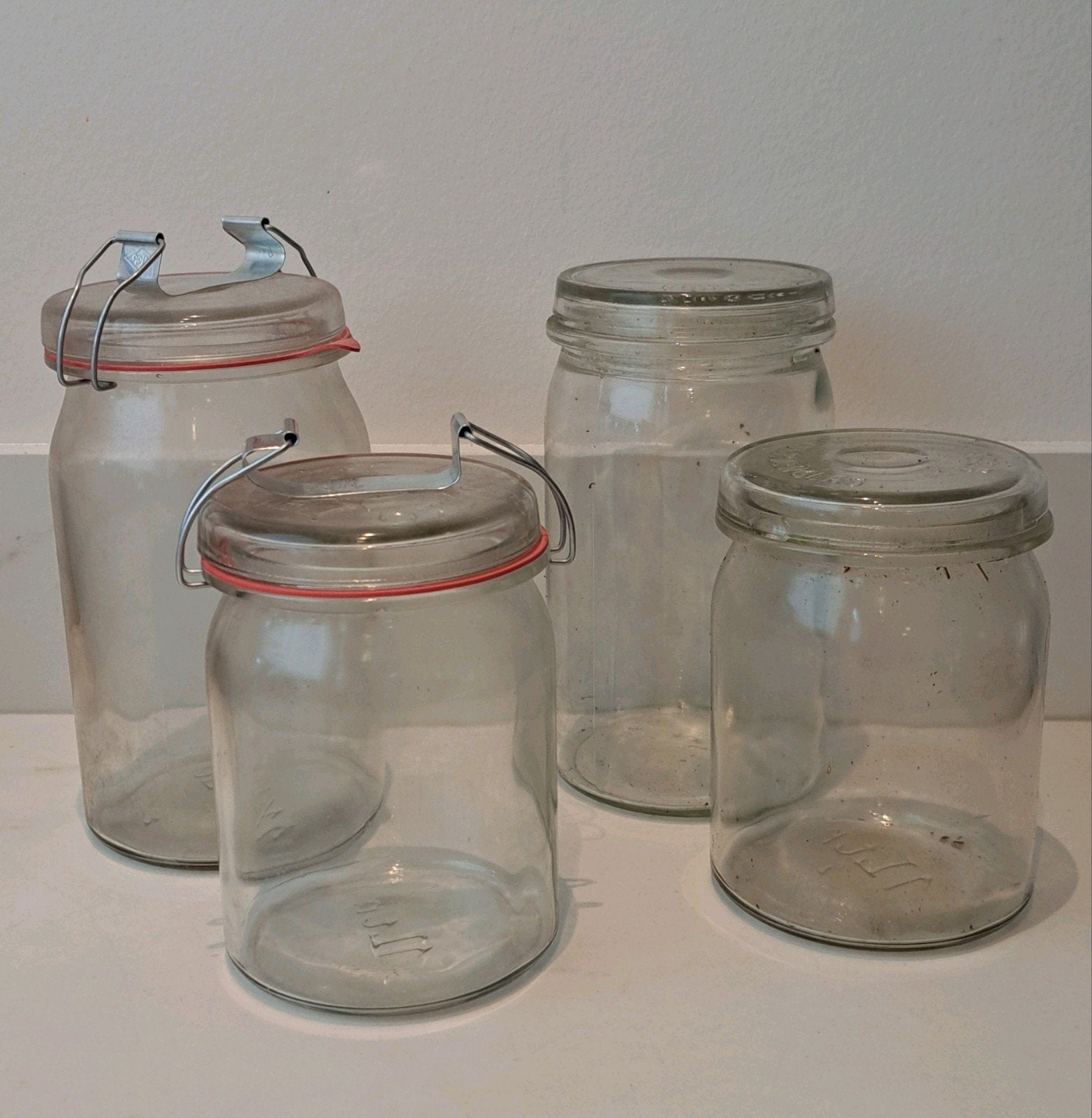 Weck potten van Veglo van 1L of 1,5L, Ophalen, Gebruikt, Glas
