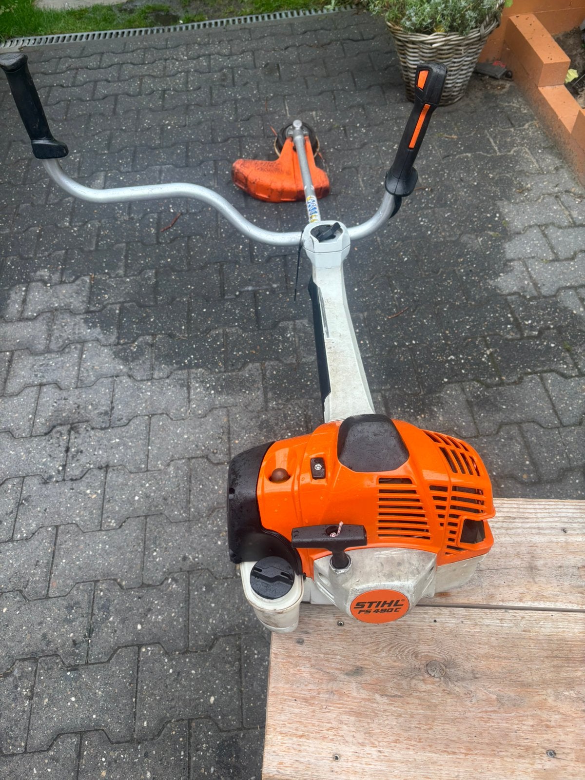 Stihl fs490c  bosmaaier, Ophalen, Zo goed als nieuw