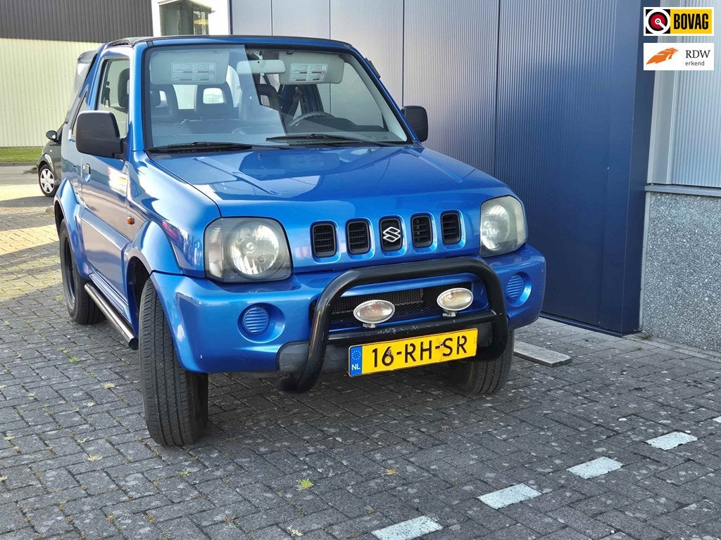 Suzuki Jimny 1.3 JLX Cabrio 4WD Hard chassis !, Auto's, Suzuki, Bedrijf, Te koop, Jimny, 4x4, ABS, Airbags, Centrale vergrendeling