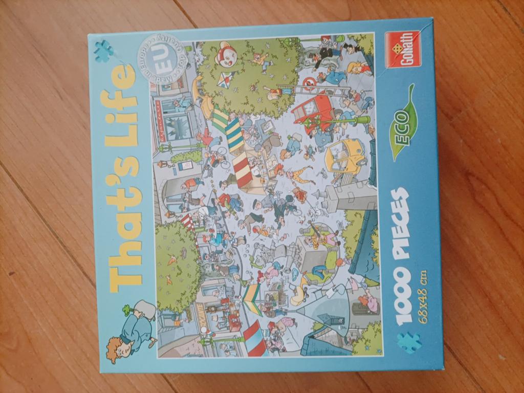 Goliath That's Life 1000 stukjes legpuzzel, Ophalen, 500 t/m 1500 stukjes, Zo goed als nieuw, Legpuzzel