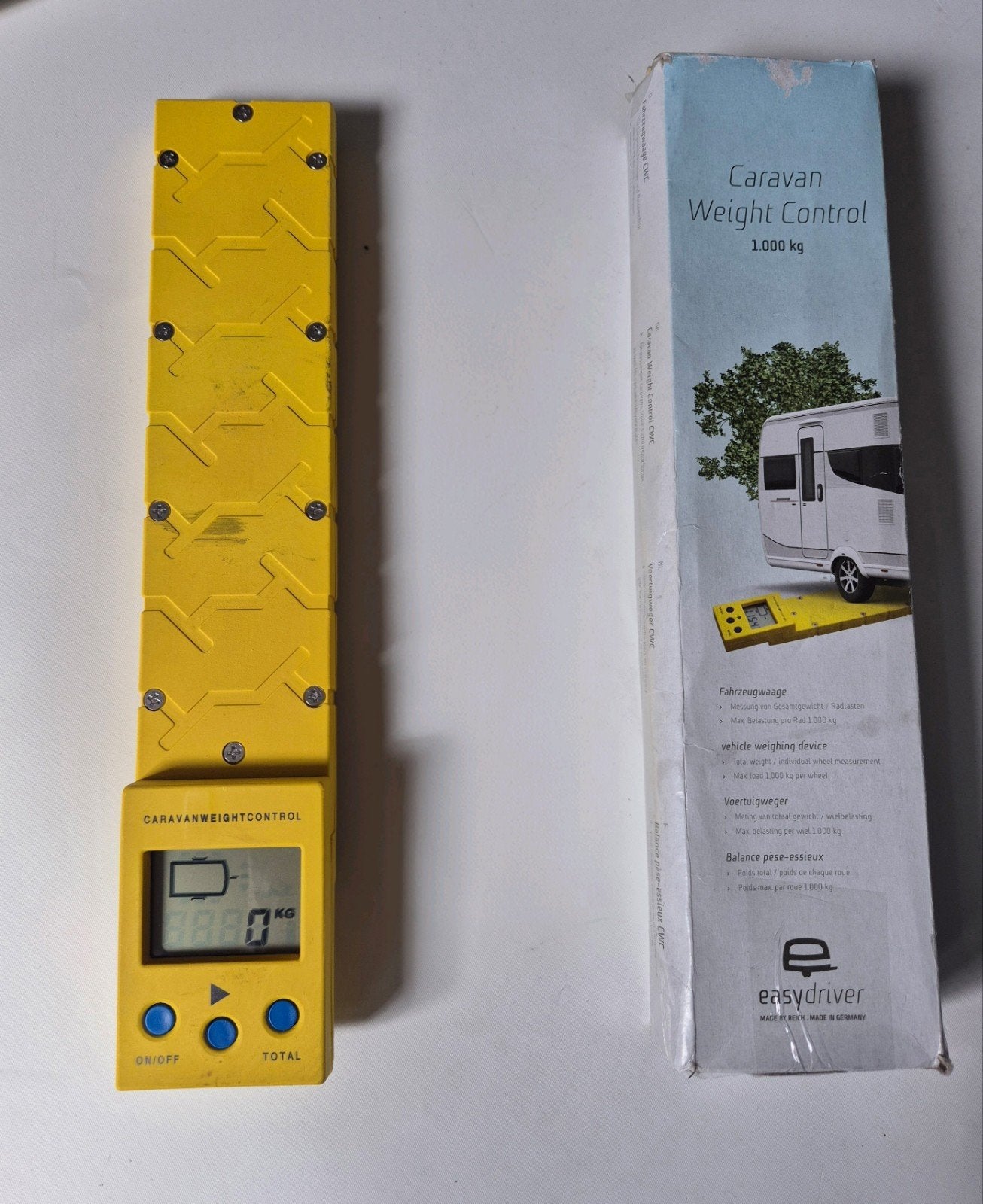 Reich caravan weger  1000kg, Caravans en Kamperen, Verzenden, Gebruikt