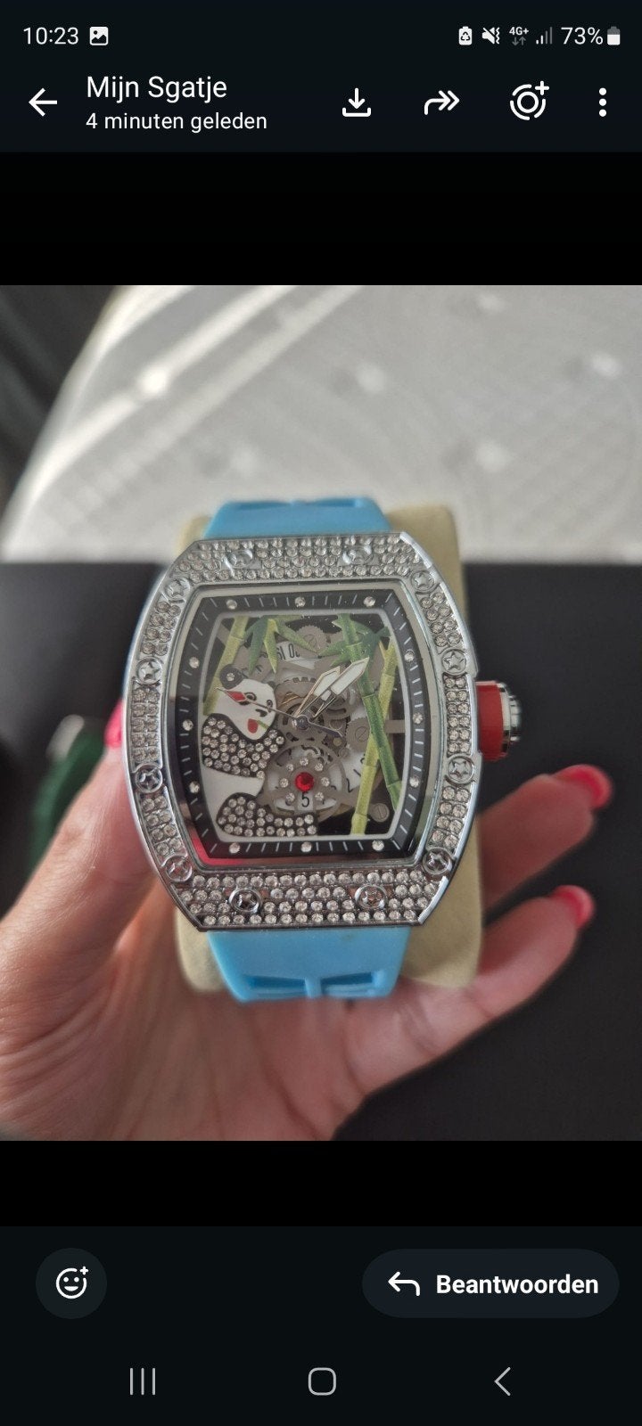 richard mille exclusieve  horloge, Ophalen of Verzenden, Kunststof, Overige merken
