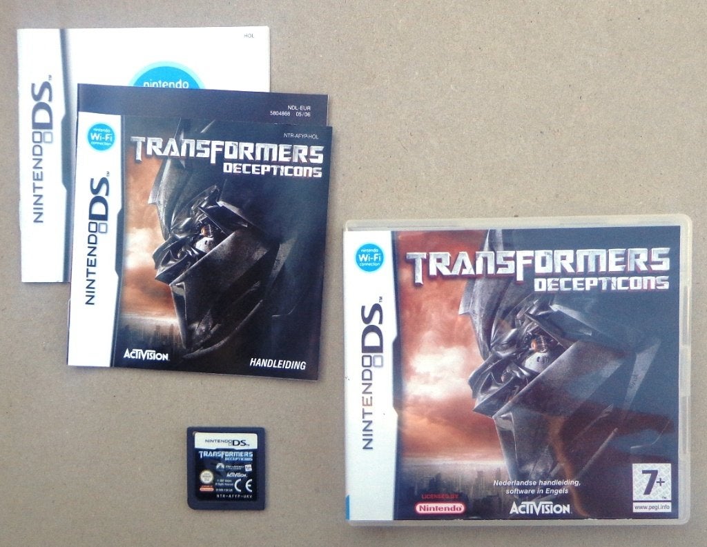 Transformers Decepticons voor de Nintendo DS Compleet, Spelcomputers en Games, Games | Nintendo DS, Avontuur en Actie, 1 speler
