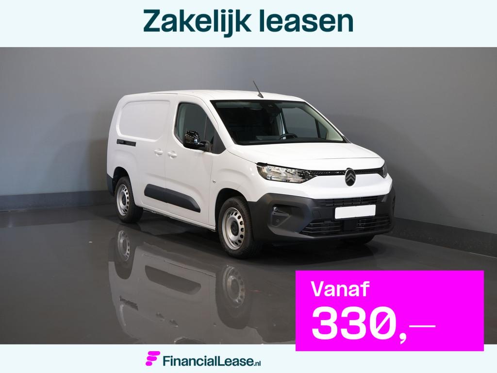 Peugeot Partner (Citroen Berlingo) 1.5 HDi 100 pk L2 Carplay, Gebruikt, Wit, Bedrijf, 19 km/l
