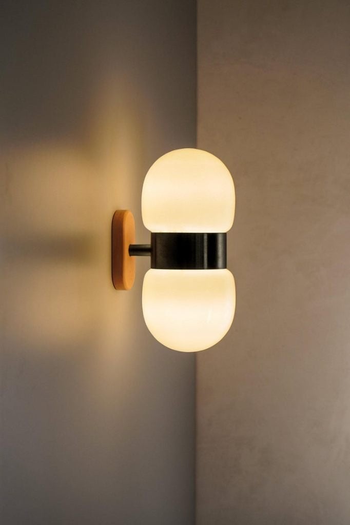 Te koop: Contain Nuvol Double PLA Wandlamp, Ophalen, Zo goed als nieuw, Overige kleuren, Wandlamp
