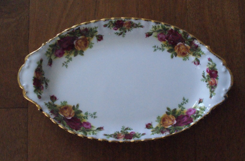 Vleesschaaltje Old Country Roses, Ophalen of Verzenden