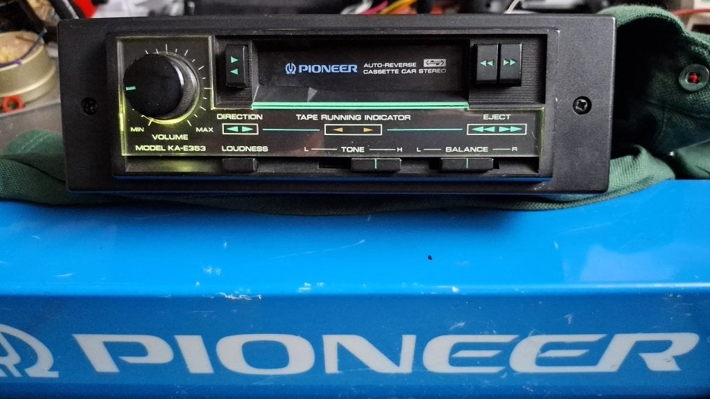 Pioneer KA-E353 cassette op slede vintage '86 gereviseerd, Customer.support@pioneer.com, Haven 1087 Keetberglaan 1 9120 Melsele Belgium