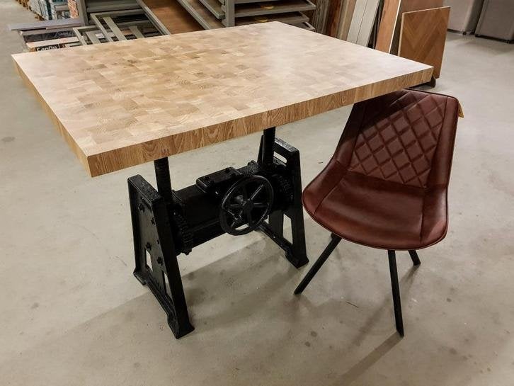 Onderstel voor eettafel, in hoogte verstelbaar | Industrieel, Niet ingevuld, Tafelpoot, Niet ingevuld, Overige vormen