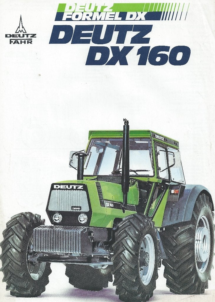 Folder Deutz DX 160, Ophalen of Verzenden, Gelezen, Tractor en Landbouw