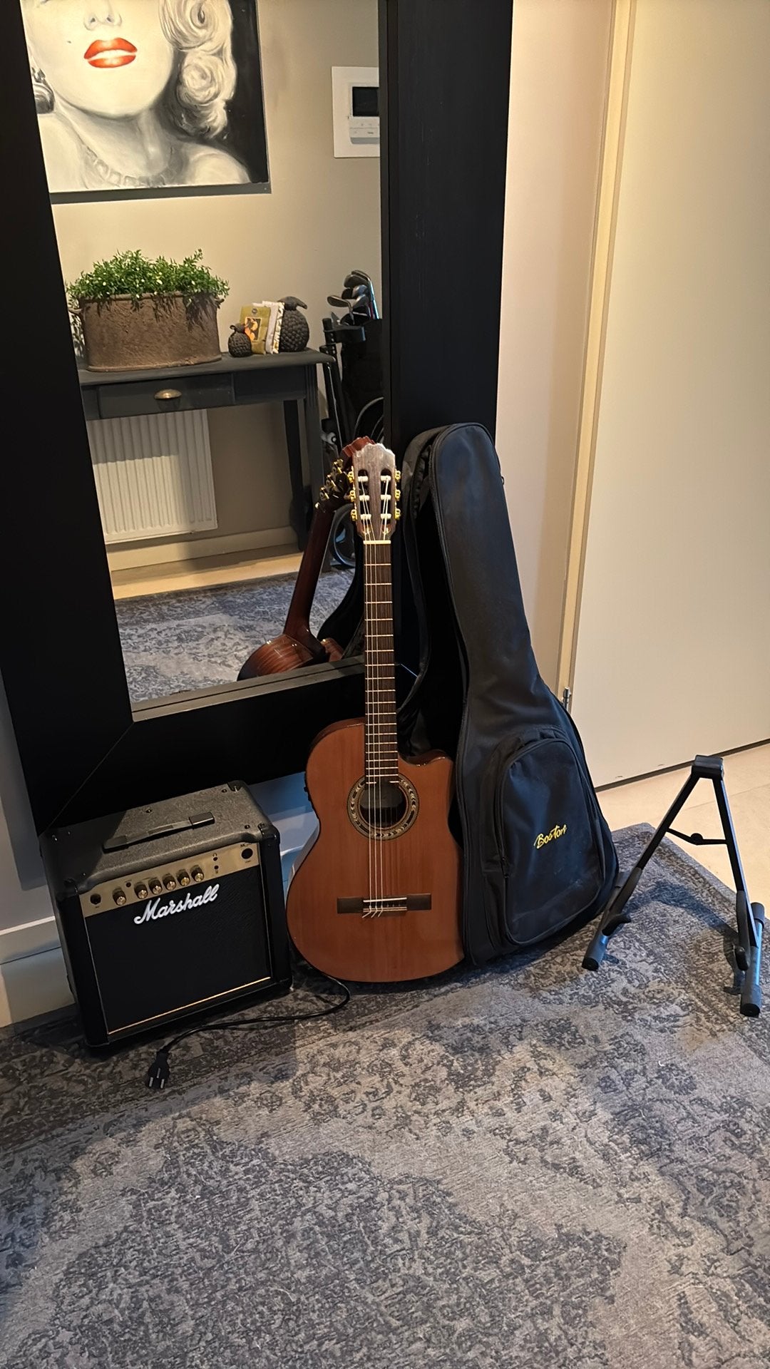 Gitaar, Muziek en Instrumenten, Snaarinstrumenten | Gitaren | Akoestisch, Ophalen, Zo goed als nieuw, Klassieke of Spaanse gitaar